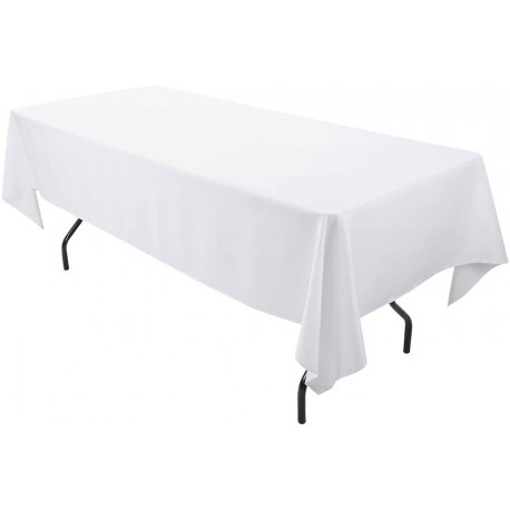 Tablecloth , polyester white 2.20*1.45m