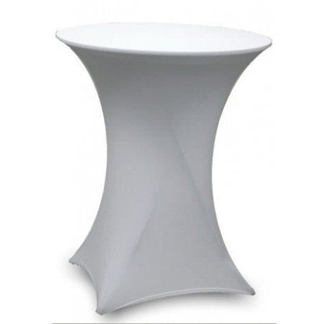 White Cover For standing table d-70cm