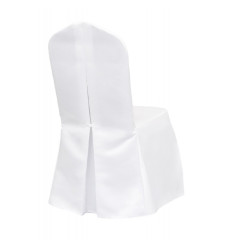 Pārvalks banketa krēslam, balts