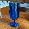 Alus/kokteiļa glāze 450ml/zila uz kājas/