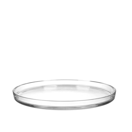 Stikla šķīvis ar malu/paplāte “Palladio”