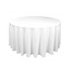 Apaļš galdauts, d-3m,poliesters,balts