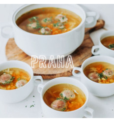 Buljona trauks ar osiņām PRAHA 330ml