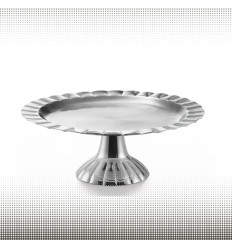 Paliktnis metāla uz kājas ,d-38cm. h-8cm