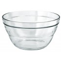 Glass bowl LAMBADA 17cm