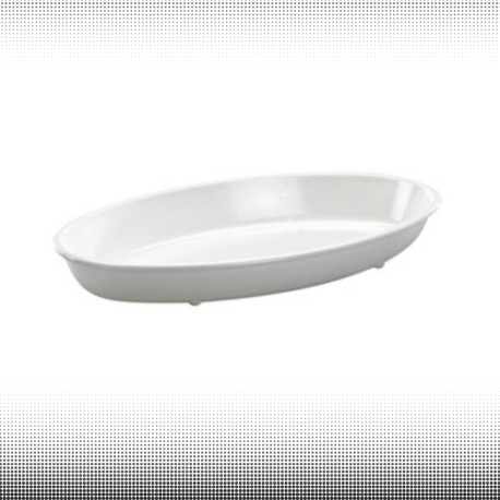 MELAMĪNA WACA ovāls trauks 325x190x45 mm Balts