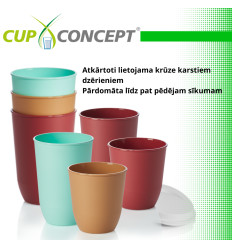 HOT TO GO 0,3 L Krūze PP -CUP CONCEPT (trūkstošas vai neatgrieztas)