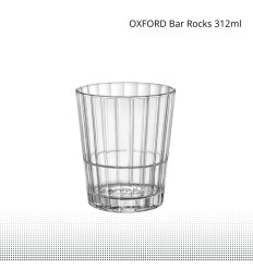 Dzēriena glāze OXFORD Bar Rocks 312ml