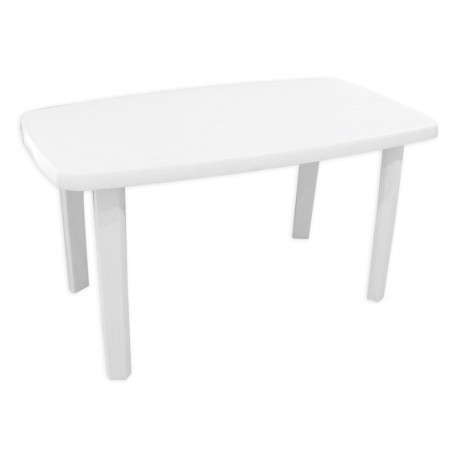 Oval plastic table 135*80cm