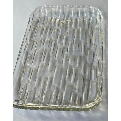 Šķīvis STIKLA 24X14 cm OAK