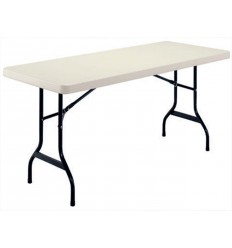 Foldable plastic table 182*77*75cm