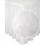 Table skirts with Lily decor white 200 * 73