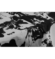 Tablecloth Black and White 220*150cm
