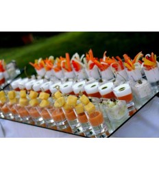 GLASS OF CUBIC FOR SNACKS 60ML