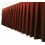 Table skirts burgundy red 2.60 * 0.73