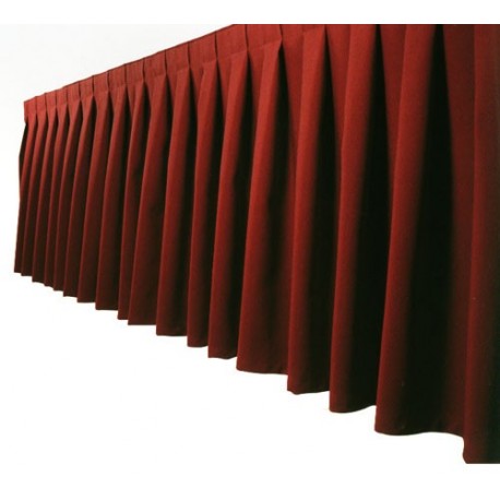 Table skirts burgundy red 2.60 * 0.73