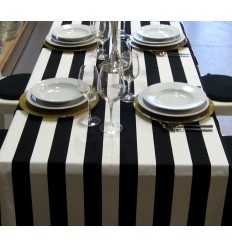 Melnbalts galdauts 2.50*1.40m, kokvilna